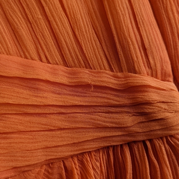 Bcbg MAX AZARIA DURAN MELON SILK COCKTAIL PROM STRAPLESS MINI DRESS SIZE… - Picture 7 of 16